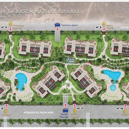 Colinas - Bentor 0,3 Pool View 1b Ferienhaus Arona (Tenerife)